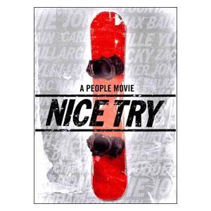 ≪30%OFF≫≪1万円以上の購入で送料無料≫<br>SNOWBOARD DVD<br>【NICE TRY】<br>PEOPLE MOVIES｜society06