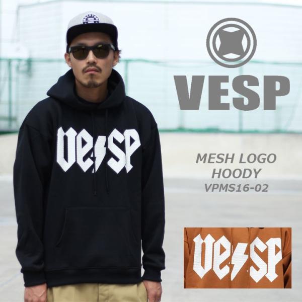 VESP ベスプ MESH LOGO HOODY メッシュロゴフーディー VPMS16-02