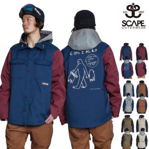 20-21 SCAPE エスケープ EQUALIZE JACKET MARK GONZALES マークゴンザレス スノーボードウェアー メンズ ジャケット スノボウェアー｜society06