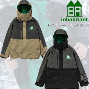 INHABITANT インハビタント ECO polyester Twill 2L JK ISM22OT33 送料無料 メンズ MENS｜society06