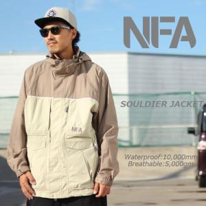 NFA エヌエフエー SOULDIER JACKET ソルジャージャケット SAND/LIGHTBROWN 激安特価品｜society06