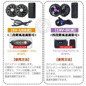 空調ベスト ファン付きベスト 空調作業服 フル...の詳細画像3