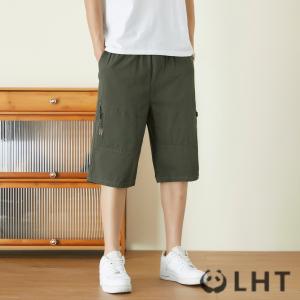 ショートパンツ メンズ 七分丈 綿100% カ...の詳細画像5