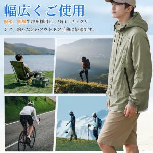 ウインドブレーカー メンズ ジャケット 夏 薄...の詳細画像4