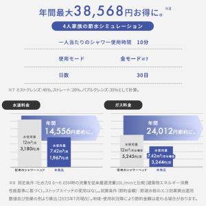 シャワーヘッド マイクロナノバブル 節水 止水...の詳細画像1