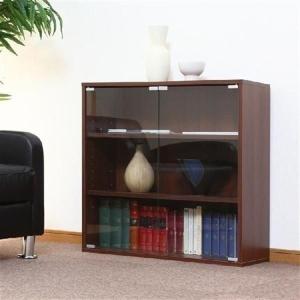 キャビネット ガラスキャビネット MOJ-75GR 食器棚 収納 キッチン アイリスオーヤマ