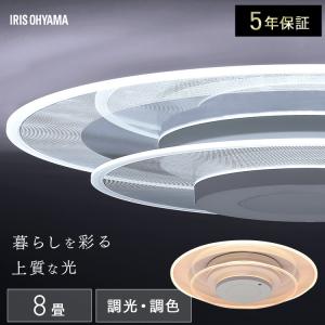 シーリングライト led 8畳 led照明器具 天井 照明器具 おしゃれ 照明 リモコン 和室 アイリスオーヤマ 調光調色 パネルライト CEA-A08DLPW *