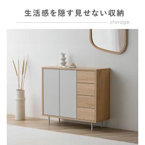 キャビネット サイドボード リビング 収納 収...の詳細画像5