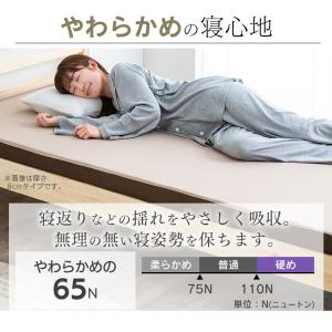 マットレス マットレストッパー シングル 低反...の詳細画像4