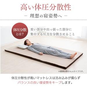マットレス マットレストッパー シングル 低反...の詳細画像5