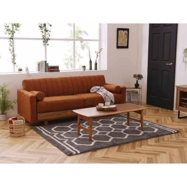 ソファ ソファベッド 3人掛け 2人掛け 北欧 レザー おしゃれ ソファー リビング nora ノラ...