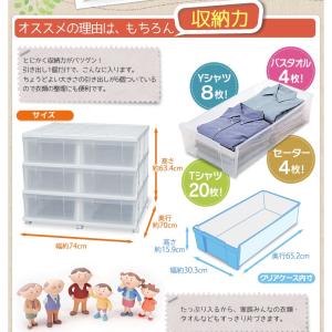 衣装ケース 押入れ収納ケース 押入れ キャスタ...の詳細画像2