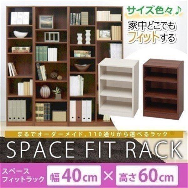 収納ボックス カラーボックス スペース フィット ラック 収納棚 幅40×奥行29×高さ60cm S...