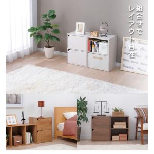 カラーボックス 2段 幅36.6cm 奥行29...の詳細画像1