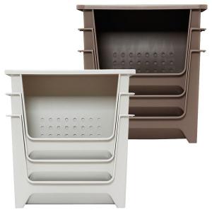 スタックバスケット バスケット 収納ケース キ...の詳細画像2