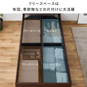 ベッド シングル 収納付きベッド 収納 新生活...の詳細画像3