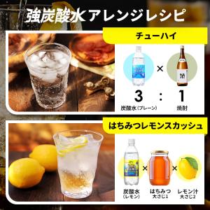 炭酸水 1L 15本 ラベルレス レモン ラベ...の詳細画像1