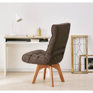 高座椅子リクライニングチェア 回転 ハイバック...の詳細画像2