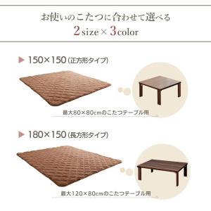 こたつ布団 正方形 長方形 こたつ敷布団 敷布...の詳細画像2