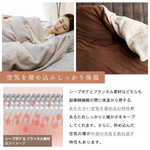 掛け布団カバー シングル 冬 暖かい 洗える ...の詳細画像5
