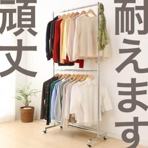 ハンガーラック 頑丈 2段 おしゃれ パイプハ...の詳細画像1