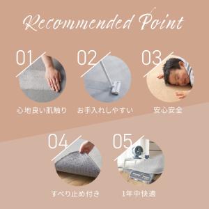 [新生活応援] ラグ 3畳 200×250 洗...の詳細画像2