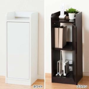 鏡面モデム収納ラック スリム 21330 パソコン収納 モデム 収納 ラック 隙間 (代引不可)