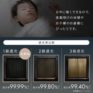 エントリーで+P5%還元♪ 一級遮光カーテン ...の詳細画像4