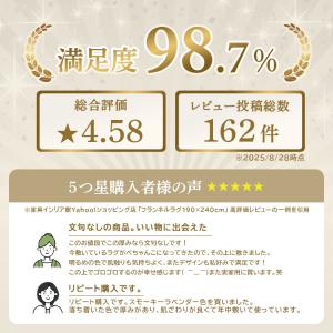 ラグ カーペット ラグマット 3畳 190×2...の詳細画像1