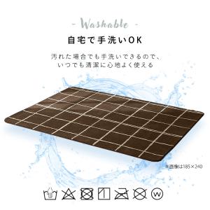 ラグ カーペット 2畳 ラグマット 洗える 夏...の詳細画像5