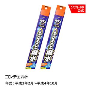 ソフト９９ HONDA（ホンダ） コンチェルト  平成3年2月〜平成4年10月 ガラコワイパーパワー撥水 ブレード｜soft99 e-mono