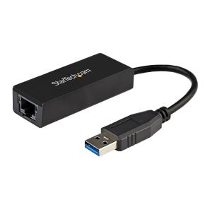 StarTech スターテック LANアダプター/USB 3.0/1x RJ45/10/100/1000 Mbps/ブラック｜softbank-selection