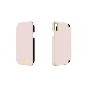 ケイトスペード kate spade iPhone XS Max ケース 手帳型 kate spade new york INLAY WRAP FOLIO SAFFIANO rose quartz