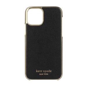 【アウトレット】 kate spade ケイトスペード iPhone 11 Pro ケース カバー ブランド おしゃれ Inlay Wrap ブラック 黒