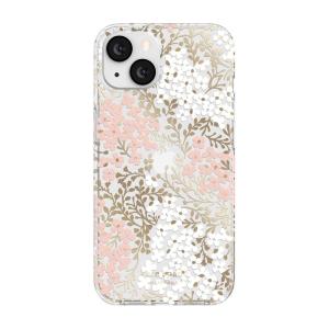 kate spade ケイトスペード スマホケース ハード ケース iPhone13 花柄 2021 SoftBank限定モデル KSNY Protective HS Case Multi Floral Blush White