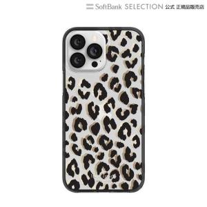 kate spade ケイトスペード スマホケース ハード ケース iPhone13ProMax ヒョウ柄 アニマル柄 クリア 2021 KSNY Protective Case City Leopard Black Gold Foil｜softbank-selection