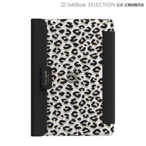 kate spade ケイトスペード ipad アイパッド タブレット ケース スリーブ ヒョウ柄 アニマル柄 KSNY iPad Protective FolioLeopard Black｜softbank-selection