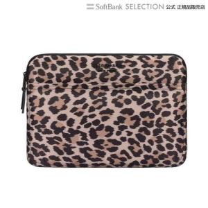 1000円クーポン対象 kate spade ケイトスペード PC ケース スリーブ ヒョウ柄 アニマル柄 2021 KSNY Puffer Sleeve for 14 Laptop Classic Leopard