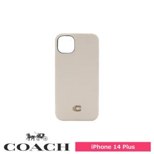 スマホケース 携帯ケース iphone14Plus ケース COACH コーチ アイボリー Slim Wrap アイフォン アイホン 携帯カバー おしゃれ 可愛い かわいい｜softbank-selection