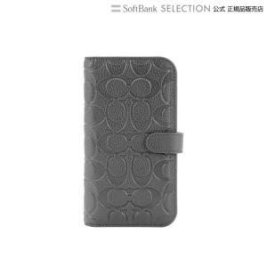 COACH コーチ iPhone 14 Pro Max Coach Folio Case - Black Pebbled