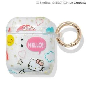 Sonix ソニックス AirPods エアーポッズ ケース TPU ハローキティ 抗菌 2021 Gen1/2 COSMIC HELLO KITTY AIRPODS CASE リング付｜softbank-selection