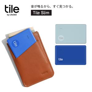 【正規販売代理店】Tile Slim 電池交換不可(最大約3年) タイルスリム カード型 財布 カードケース スマートトラッカー 防水IP67 Alexa Googleアシスタント Siri