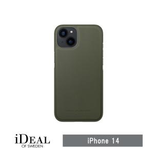 iDeal of Sweden アイディールオブスウェーデン iPhone 14 Atelier Case Intense Khaki スマホケース スマホカバー｜softbank-selection