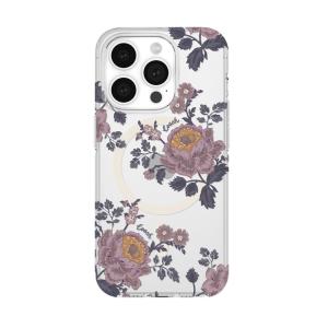 COACH コーチ iPhone 15 Pro Coach Protective Case for MagSafe - Moody Floral/Purple｜softbank-selection