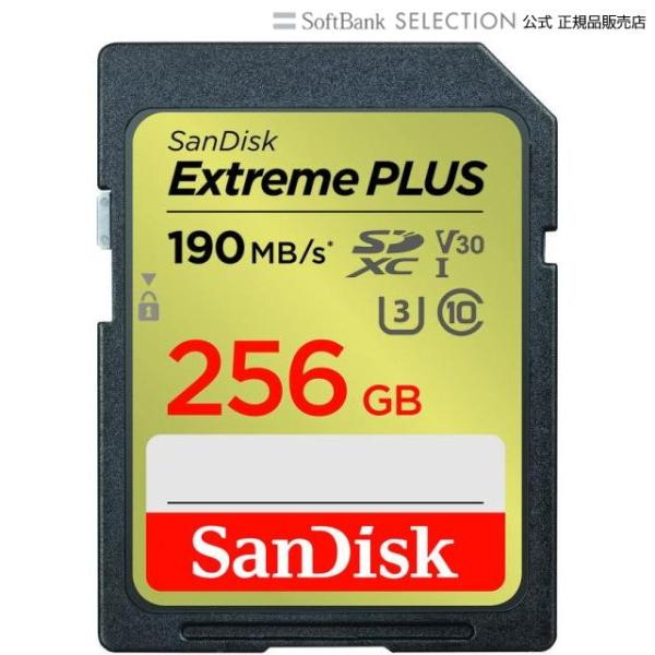 SanDisk サンディスク エクストリーム プラス SDXC UHS-Iカード 256GB