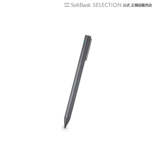 ELECOM アクティブスタイラスペン タッチペン 極細 2mm iPad専用 充電式 グレー オー...