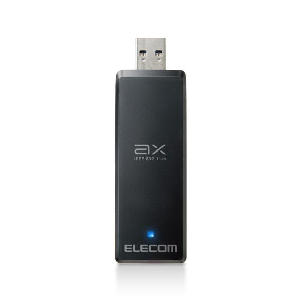 エレコム ELECOM WDC-X1201DU3-B 無線LAN子機/11ax/Wi-Fi6/USB...