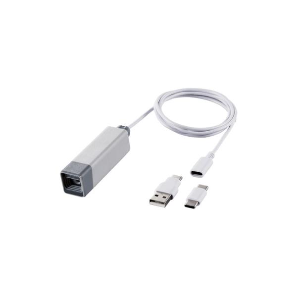 エレコム ウェアラブル対応/遠隔業務向けWEBカメラ/500万画素/オートフォーカス/IP54/オフ...