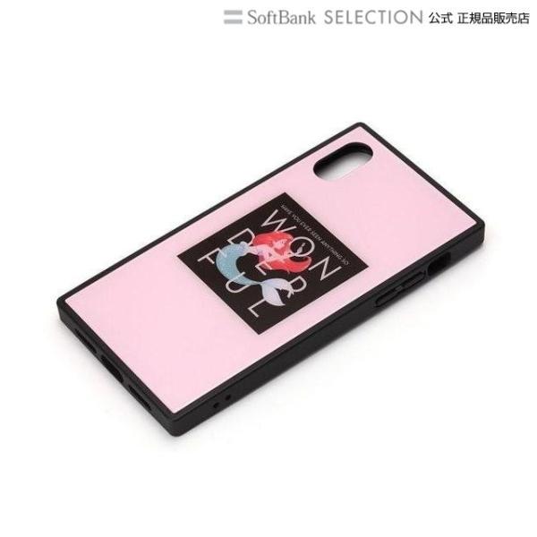 PGA iPhone XS/X用 ガラスハイブリッドケース アリエル
