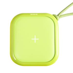MIPOW（マイポー） ワイヤレスモバイルバッテリー　POWER CUBE PRO（パワーキューブプロ） 10000mAh ネオングリーン